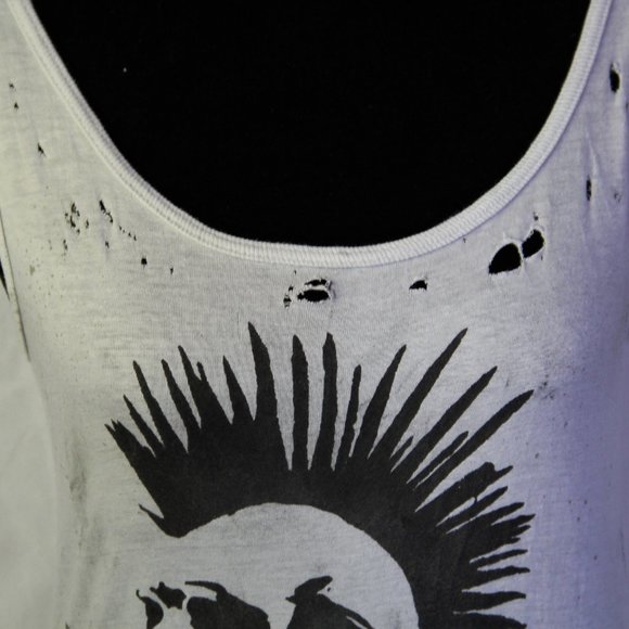 The Exploited Punk Skull Mohawk Handmade Women's - Picture 2 of 6